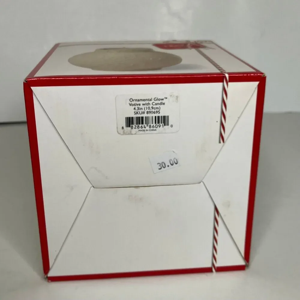 Lenox Ornamental Glow Snowflake Votive Candle Holder Brand New In Box